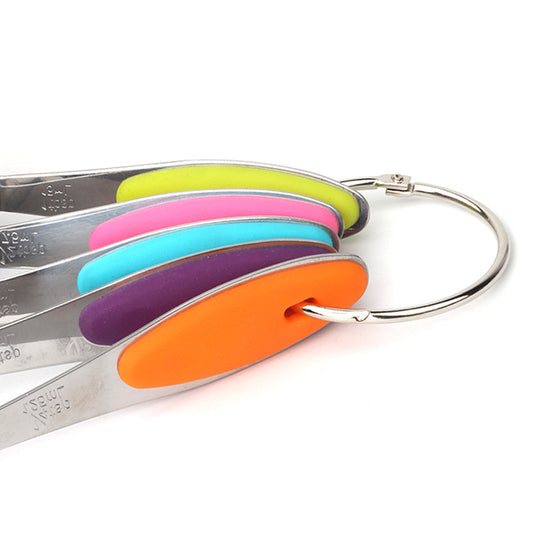 ملاعق القياس الستانلس ستيل الملونة - دقة ومتانة في مطبخك