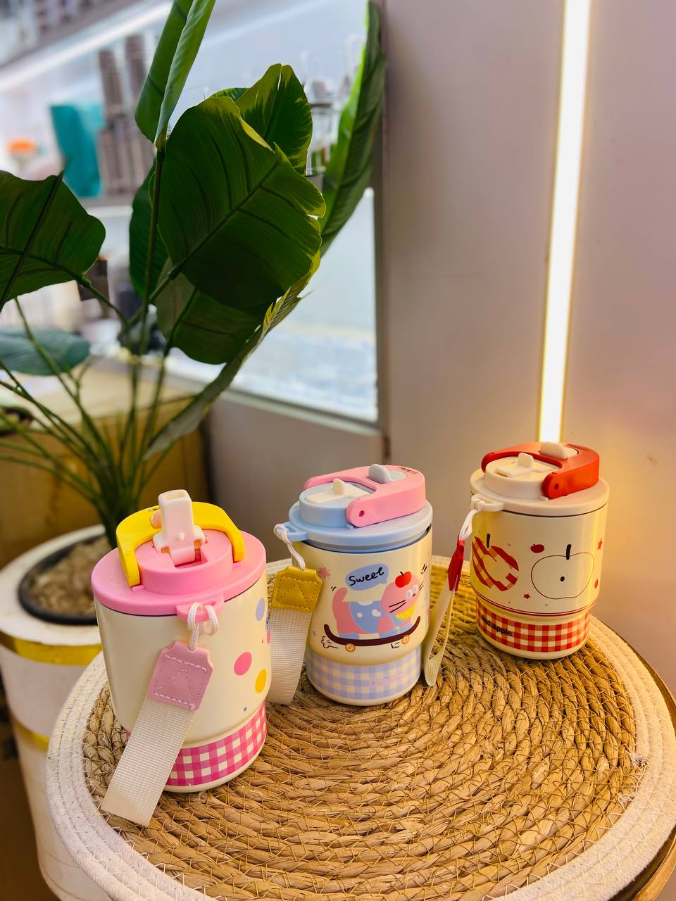 زمزمية استانلس حرارية صغيرة للأطفال 420 مل (رسومات وطباعة)