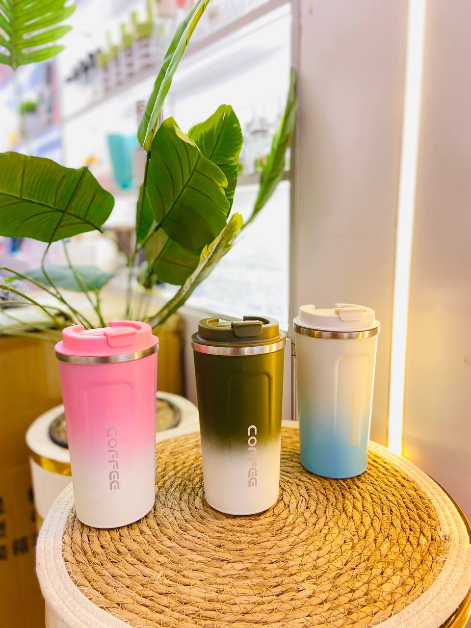 مج حافظ للحرارة استانلس 304 متدرج اللون 500 مل