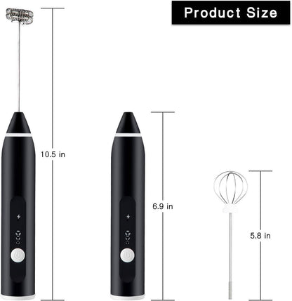 مضرب لبن ورغوة (فومر) كهربائي – شحن يو اس بى و3 سرعات