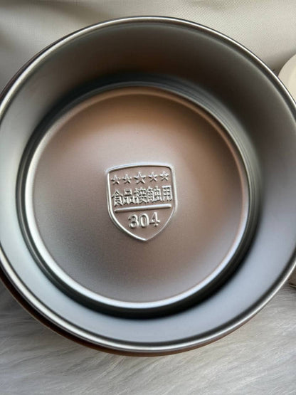 لانش بوكس ​​حراري مستورد 4 قطع + شنطه