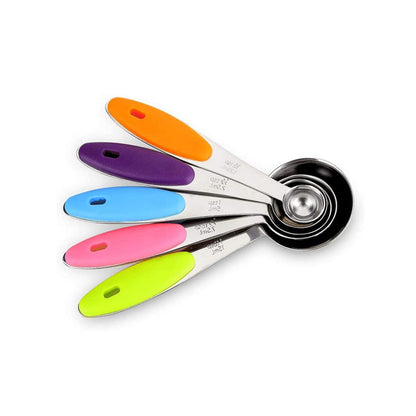 ملاعق القياس الستانلس ستيل الملونة - دقة ومتانة في مطبخك