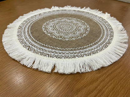 مفارش الخيش الدائرية (البوهو)