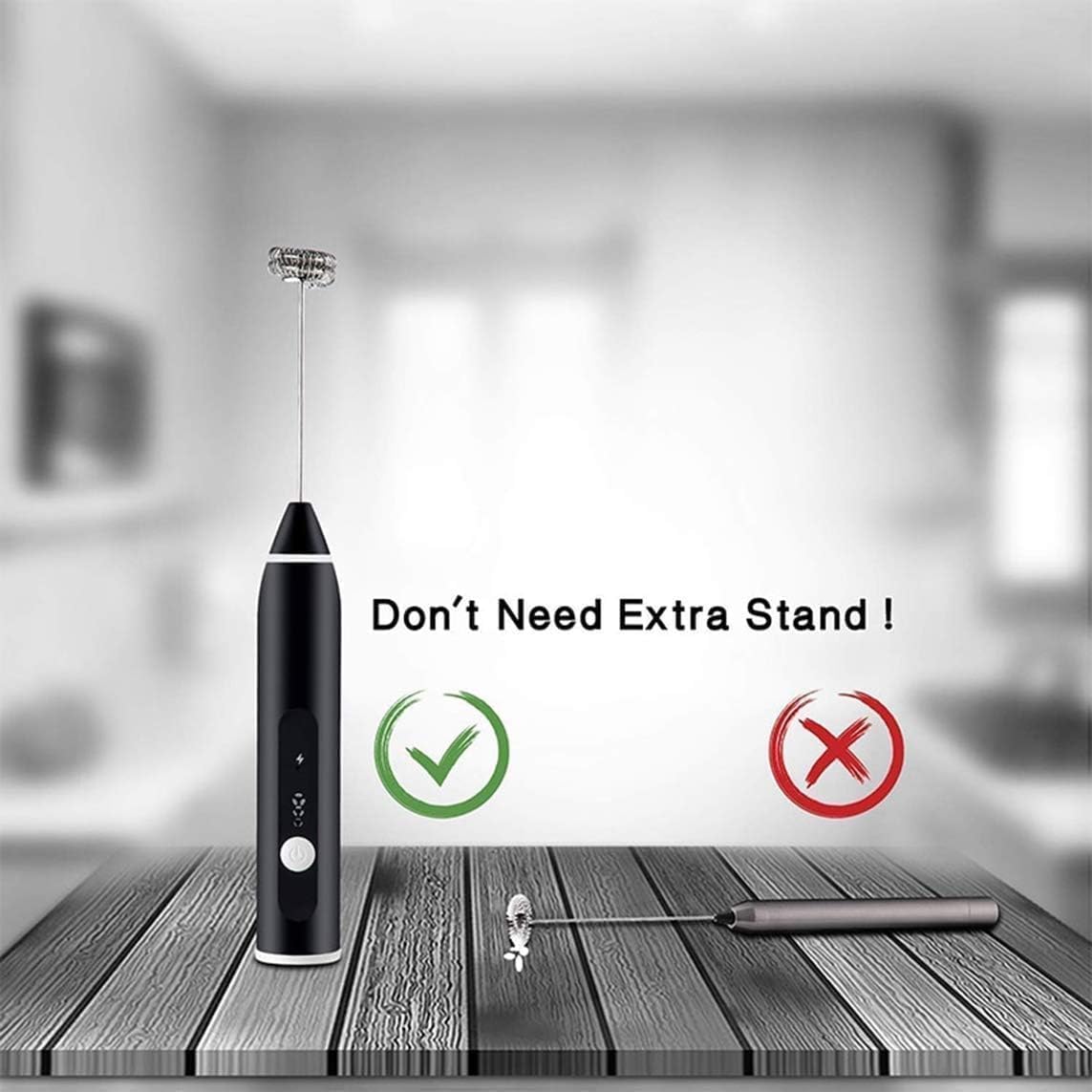 مضرب لبن ورغوة (فومر) كهربائي – شحن يو اس بى و3 سرعات