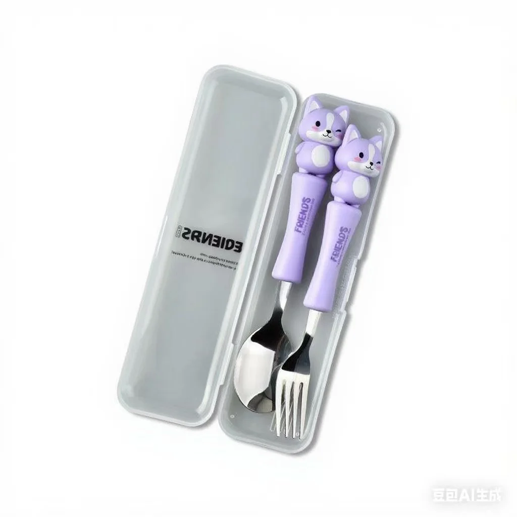 طقم الملعقة والشوكة المحمول بشخصيات سانريو