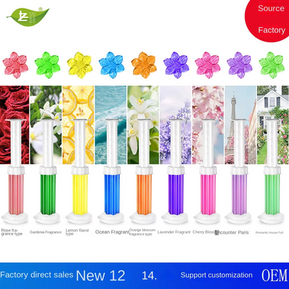 معطر جيل للحمام بالضغط – 4 قطع بروائح مختلفه