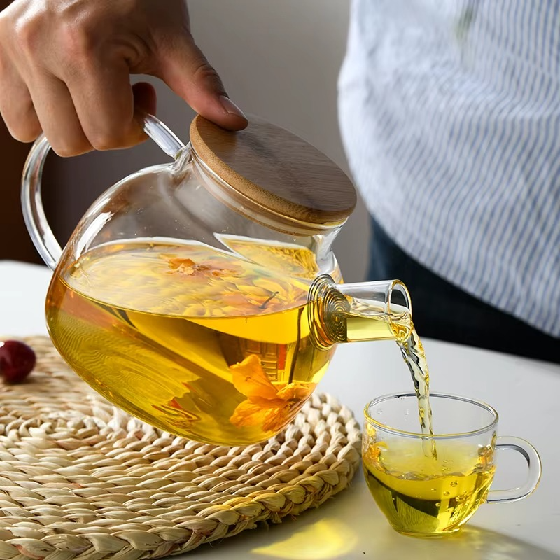 براد بايركس دائري حراري بغطاء خشب (مصفاة سوستة)