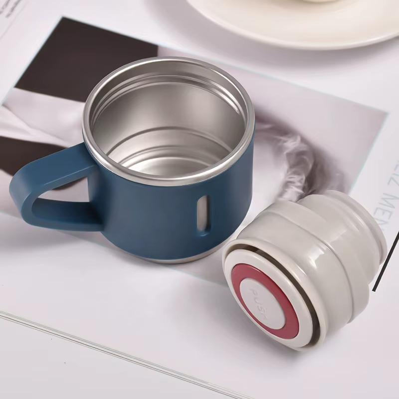 طقم مج حراري (ترمس) متكامل - مع كوبين إضافيين