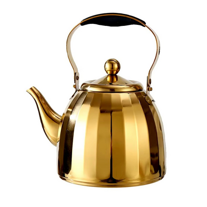 براد استانلس لونه ذهبي بتصميم مضلع (مقاسين)