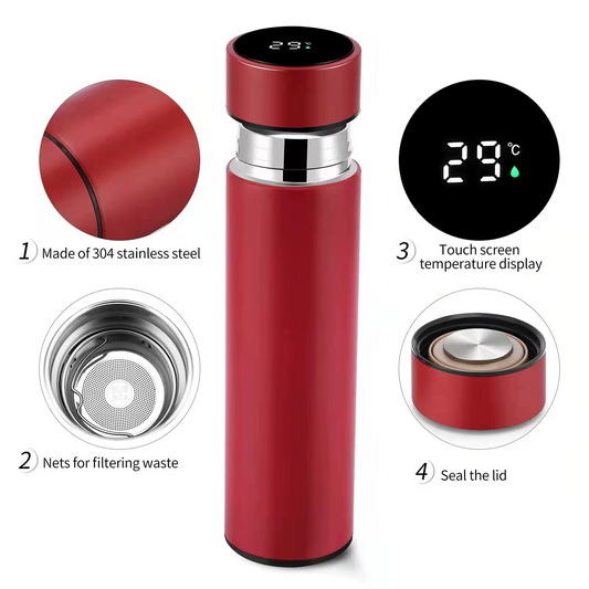 مج حراري ذكي - ديجيتال ستانلس ستيل 304 (500 مل)