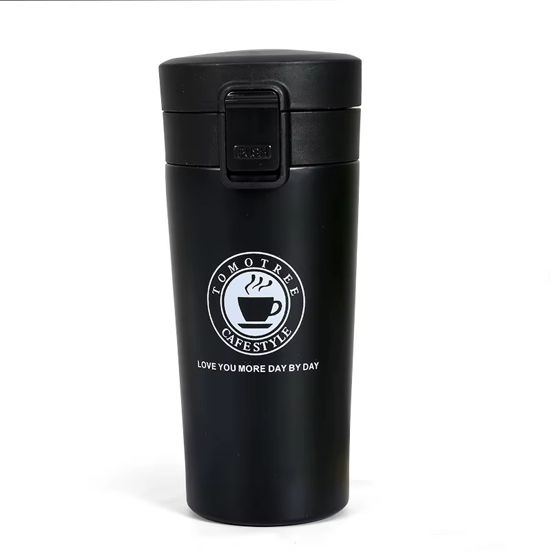 مج حافظ للحرارة استانلس 500 مل بطبعة كوفى ستايل