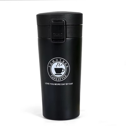 مج حافظ للحرارة استانلس 500 مل بطبعة كوفى ستايل