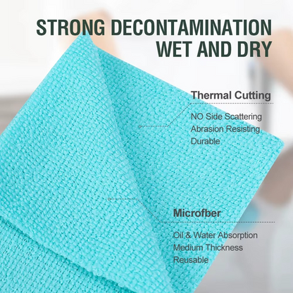 فوط تنظيف مطبخ متعددة الاستخدام (قابلة للغسيل)