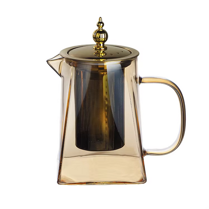 براد بايركس حراري مربع باللون العسلي الأنيق