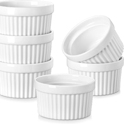 طقم راميكين سيراميك مضلع – 3 قطع (موديل ايكيا)