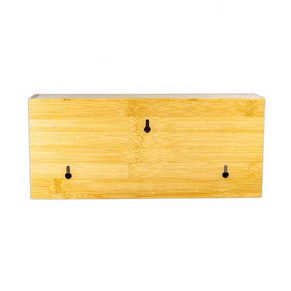 منظم وموزع لفافات المطبخ الخشبي - حل 2 في 1