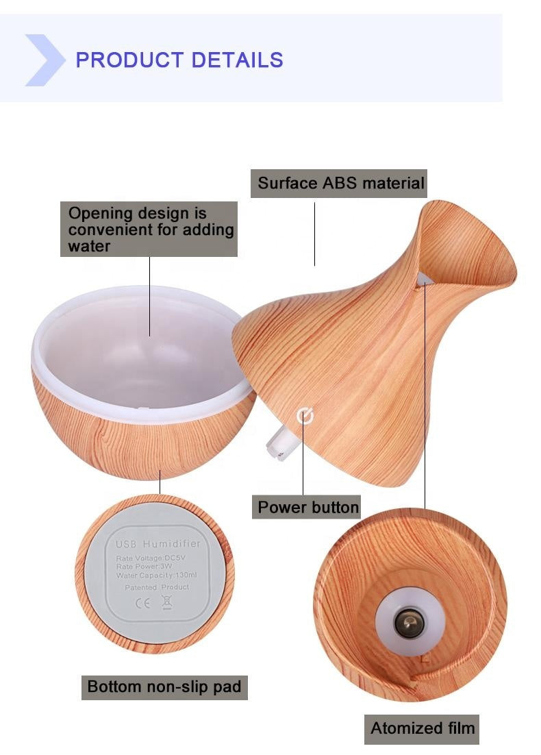 فواحة بتصميم إناء خشبي – بتظبط مودك وتنقي الهوا