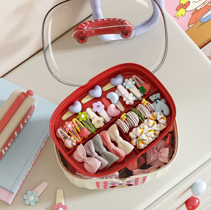 صندوق تخزين إكسسوارات – خلي ترتيب بنتك ممتع وسهل