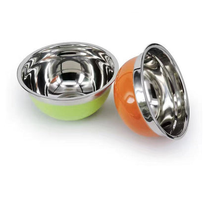 طقم أوعية خلطة بالغطاء الملوّنة 5 قطع – أناقة مذهلة