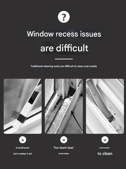 فرشاة تنظيف الشقوق والزوايا - تصميم حرف V