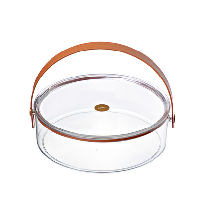 صينية تقديم المكسرات والحلويات المقسمة - تصميم دائري 5 أقسام