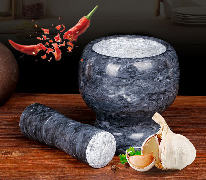 دقة وهاون رخام طبيعي فاخر