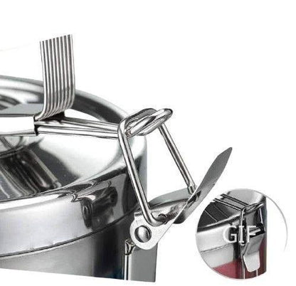 عمود طعام استانلس ستيل 4 أدوار (حافظ للحرارة)