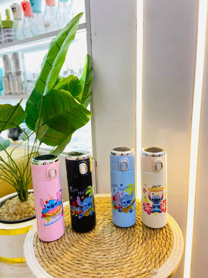 مج حافظ للحرارة ديجيتال بطبعة شخصية ستيتش (استانلس ملون)