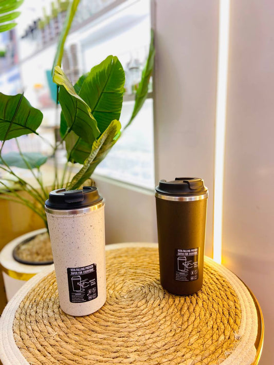 مج حافظ للحرارة استانلس 304 بقاعدة مانعة للانزلاق (350 مل)