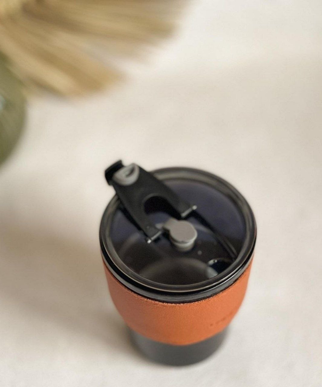 كوب بيركس حراري محمول (شاليموه وغطاء) – مناسب للمشروبات الساخنة والباردة