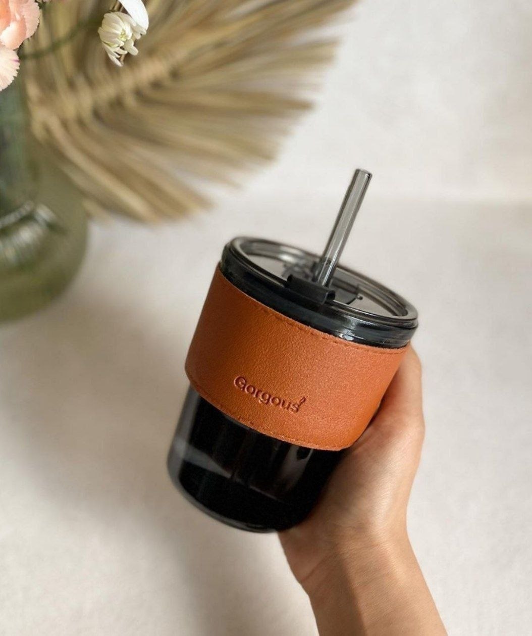 كوب بيركس حراري محمول (شاليموه وغطاء) – مناسب للمشروبات الساخنة والباردة