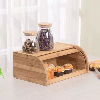 صندوق حفظ العيش بامبو – أناقة ريفية وحفاظ مثالي على مخبوزاتك