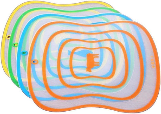 طقم شرائح السيليكون (4 قطع) – تنظيم ونظافة في كل تحضير!