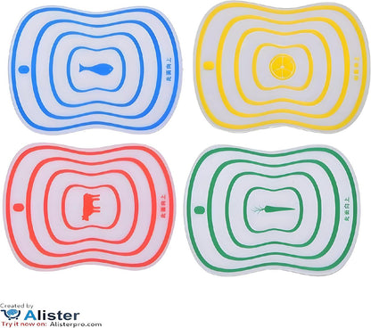 طقم شرائح السيليكون (4 قطع) – تنظيم ونظافة في كل تحضير!