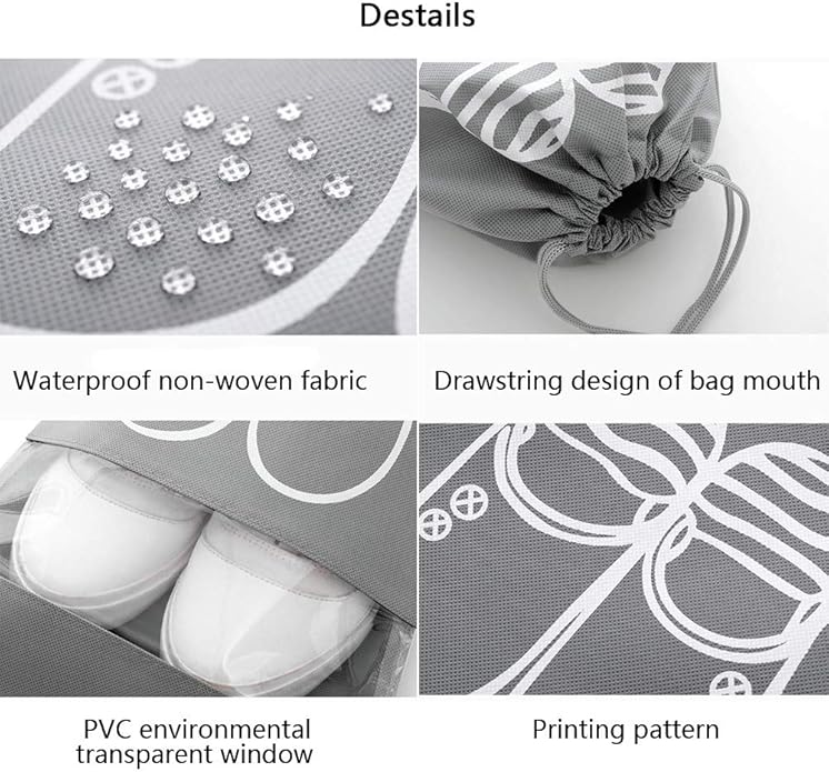 شنطة تخزين الأحذية 5 قطع – للسفر والمنزل
