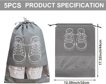 شنطة تخزين الأحذية 5 قطع – للسفر والمنزل
