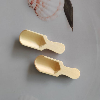 مجموعة ملاعق توابل خشبية صغيرة – 6 قطع 