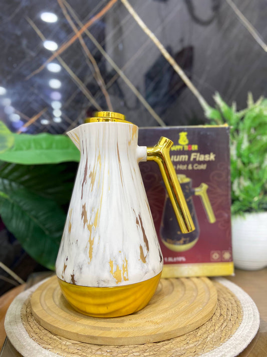 ترمس حراري رخامي فاخر - 1 لتر (ضيافة ورحلات)