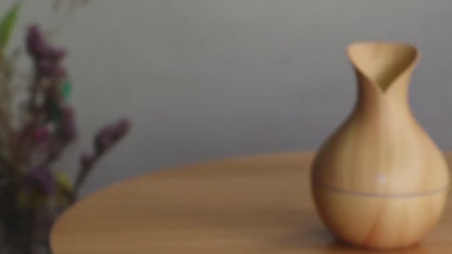 فواحة بتصميم إناء خشبي – بتظبط مودك وتنقي الهوا